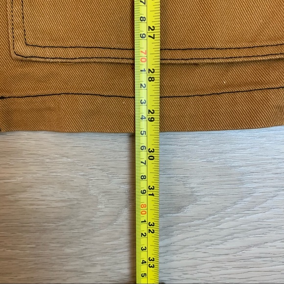 Rare 90's Hip Hop Exhaust Yellow Denim Jacket - Picture 10 of 12